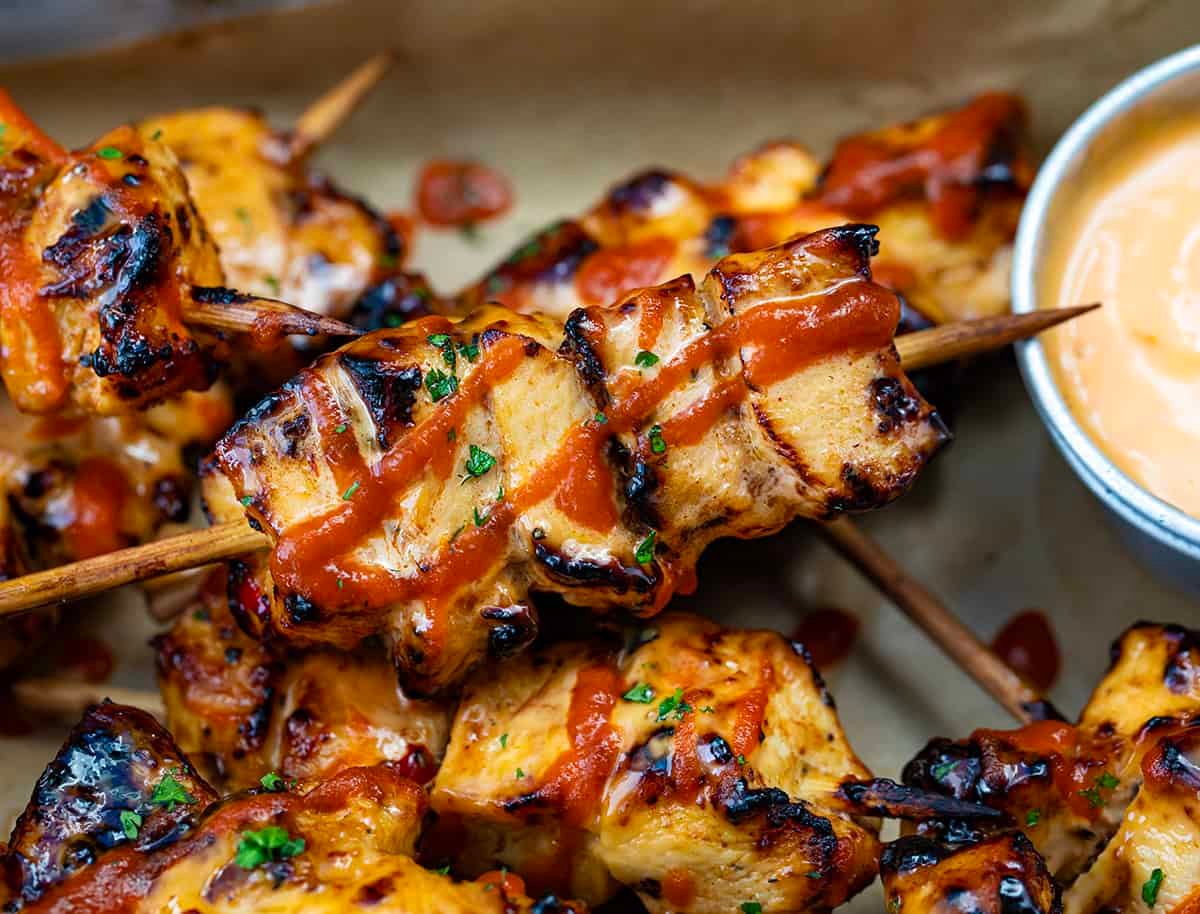 Chipotle Pineapple Chicken with Bang Bang Sauce